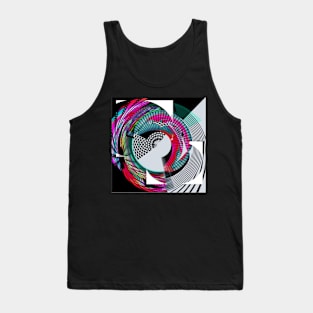 Pop Abstract  Geometrical Tank Top